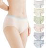 Akihee Antibacterial and Grade Natural Cotton No Comfortable Cute Women's Panties, 6-Pack, 100% Cotton, Odor-Resistant [7A Material, Breathable],