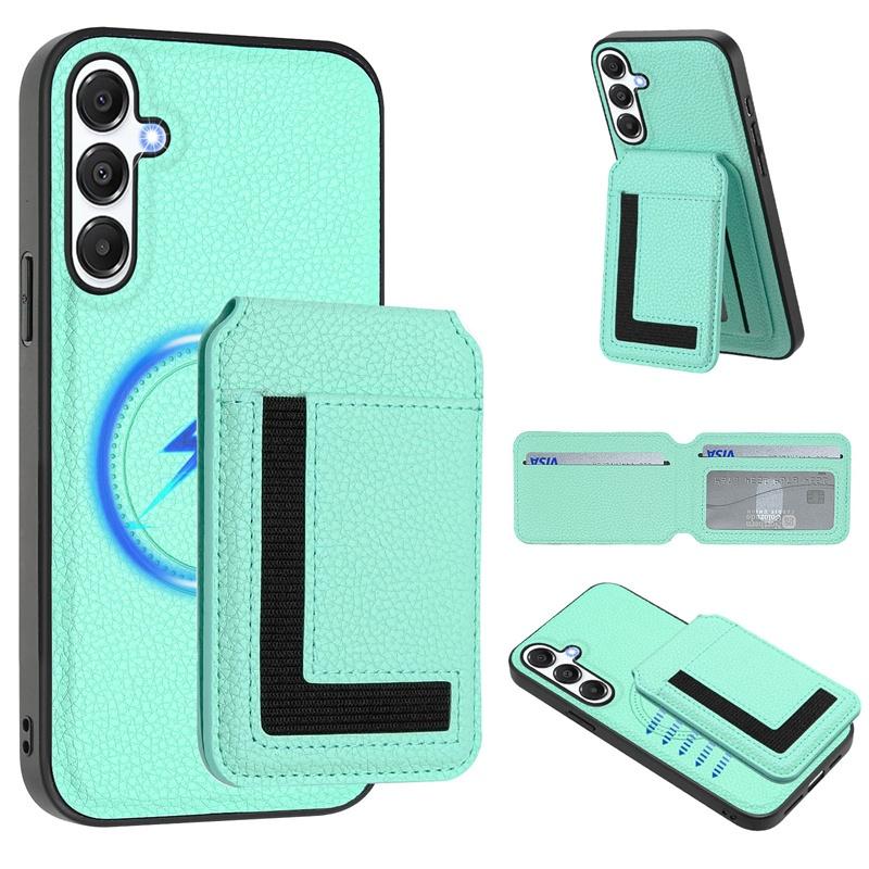 Для Samsung Galaxy M34 F34 M54 F54 M14 A04 A14 A24 A34 A54 A04S A13 A23 A33 A53 A32 A12 M12 F12 4G 5G Чехол-крышка Магнитные держатели Беспроводная зарядка