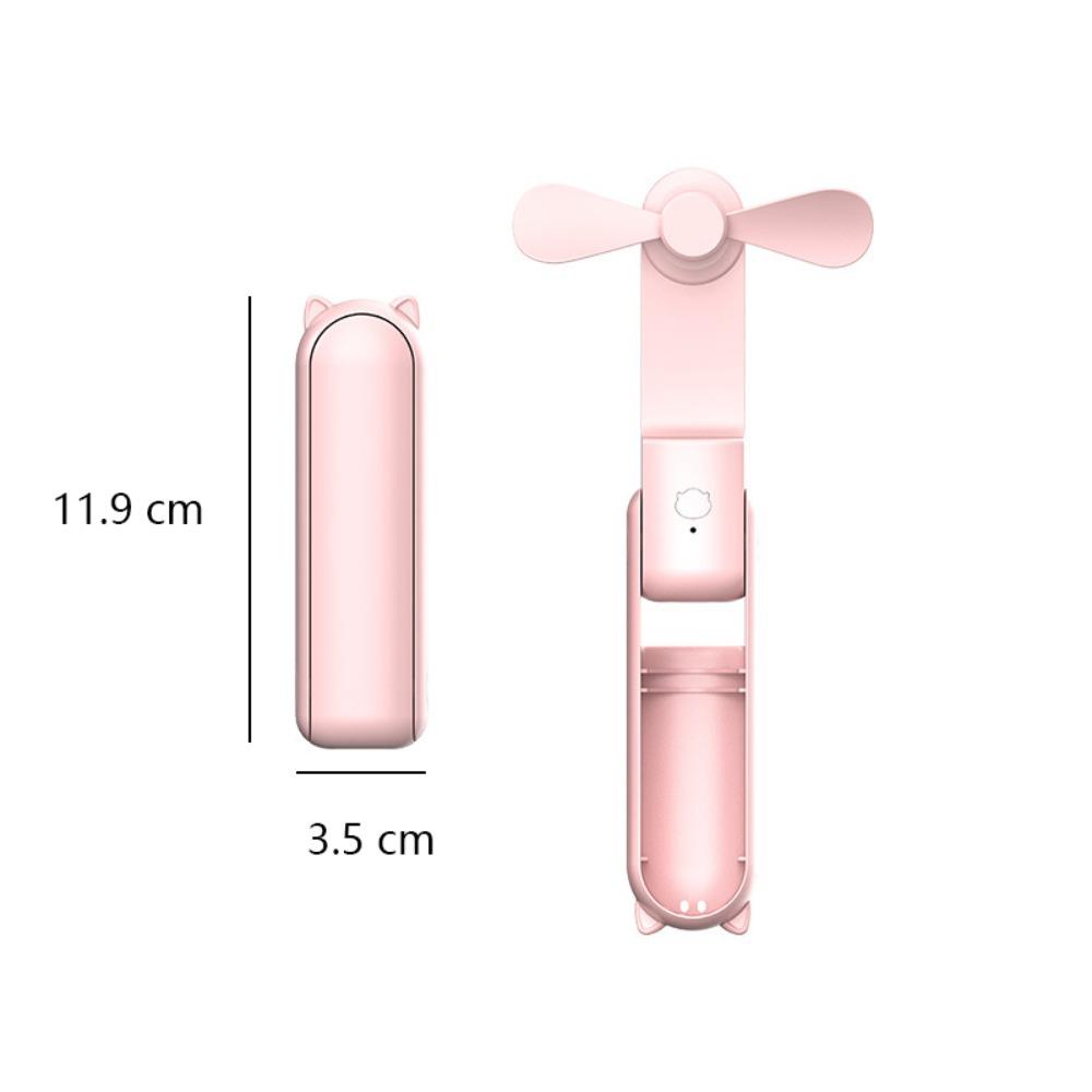 Маленький карманный вентилятор с USB-зарядкой, однотонный, охлаждающий ручной вентилятор, портативный ручной вентилятор, подарки