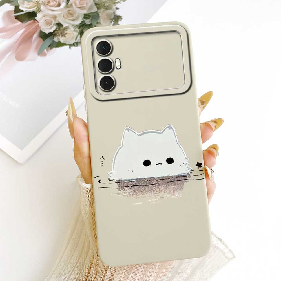 Чехол для Tecno Spark 8 Pro KG8 Модный Мультяшные Животные Силиконовая Задняя Крышка Для Tecno Spark 8Pro 8 PRO 6.8" Чехлы для Телефона Coque