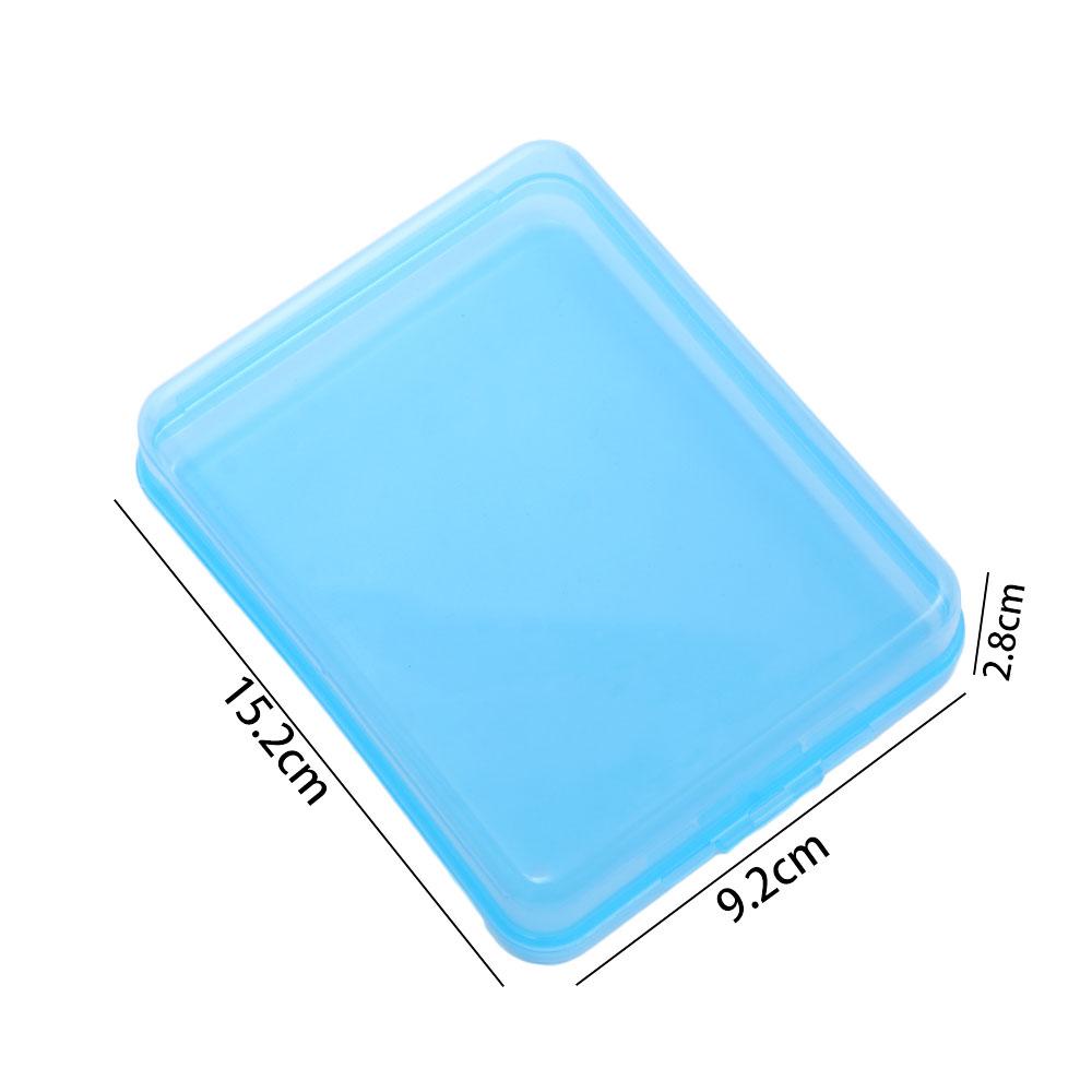 Dustproof Face Masks Portable Mask Storage Case Transparent Powder Puff  Case Storage Box