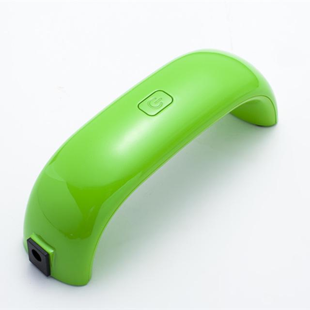 Мини-сушилка для ногтей 9 Вт, 9 цветов, портативная Qcuik-dry для всех гелей, инструменты для дизайна ногтей, домашнее использование, УФ-светодиодные лампы