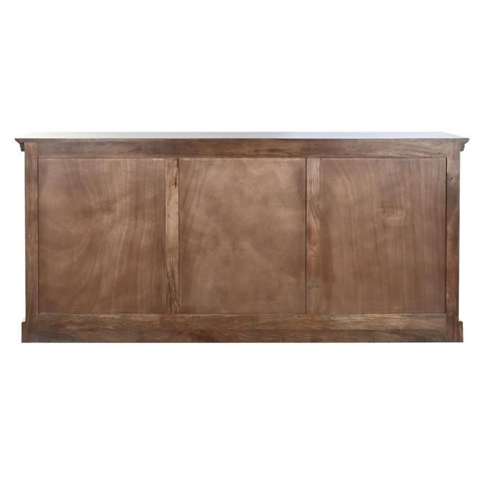 Buffet - 180x46x83 cm - Bois de manguier - 3 tiroirs - 2 portes