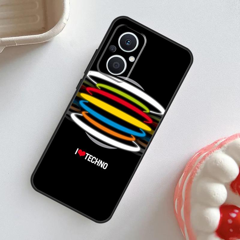 Чехол в стиле Техно для OPPO Reno 10 Pro 11F 4Z 5Z 8T 4 5 6 7 8 Lite OPPO Find X2 X3 Neo X5 X6 Pro