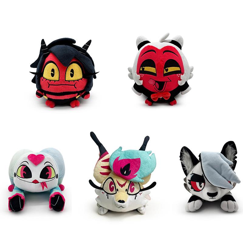 in stock Hazbin Hotel Helluva Boss Loona Plush-Like Texture Cute Toy Soft Stuffed Pillow Cartoon Character Doll Friend Gift