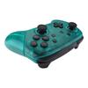 eXtremeRate Switch Pro Controller Faceplate Backplate Clear DIY Replacement Grip Housing Case Cover for Switch Pro Controller Emerald Green Handle, -