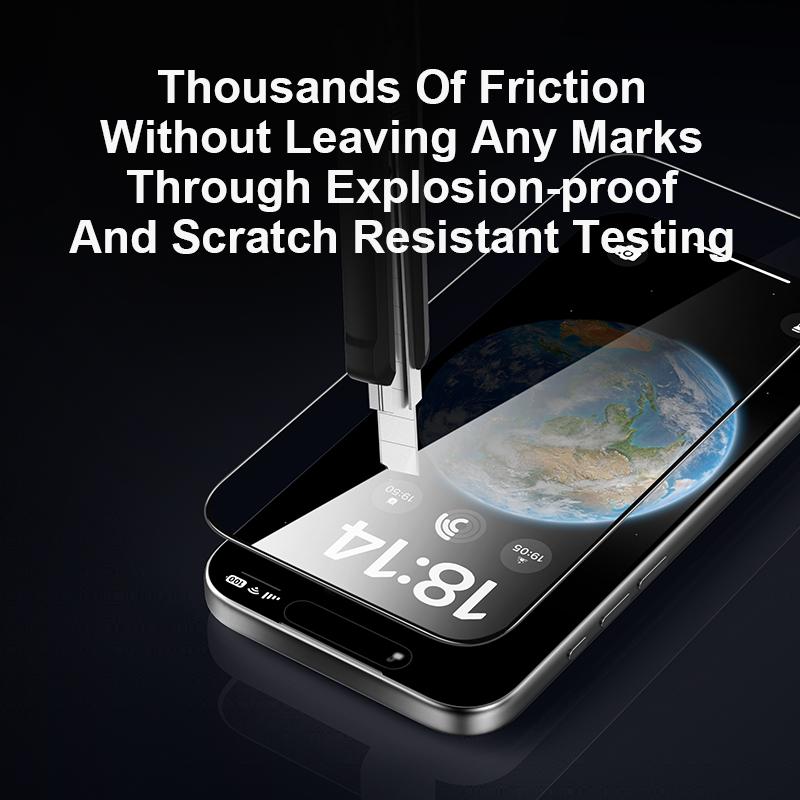 Premium Diamond HD 3D Privacy Tempered Glass Screen Protector Ultra Clear 9H Hardness Anti Scratch Anti Fingerprint Mobile Phone