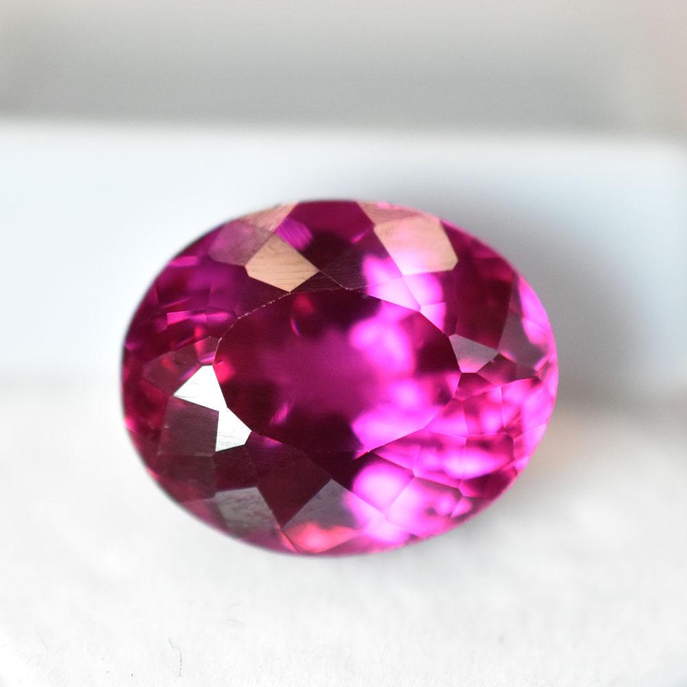 Natural Certifed Purple Sapphire Oval Cut Gemstone 11.45 Ct From Sri Lanka
