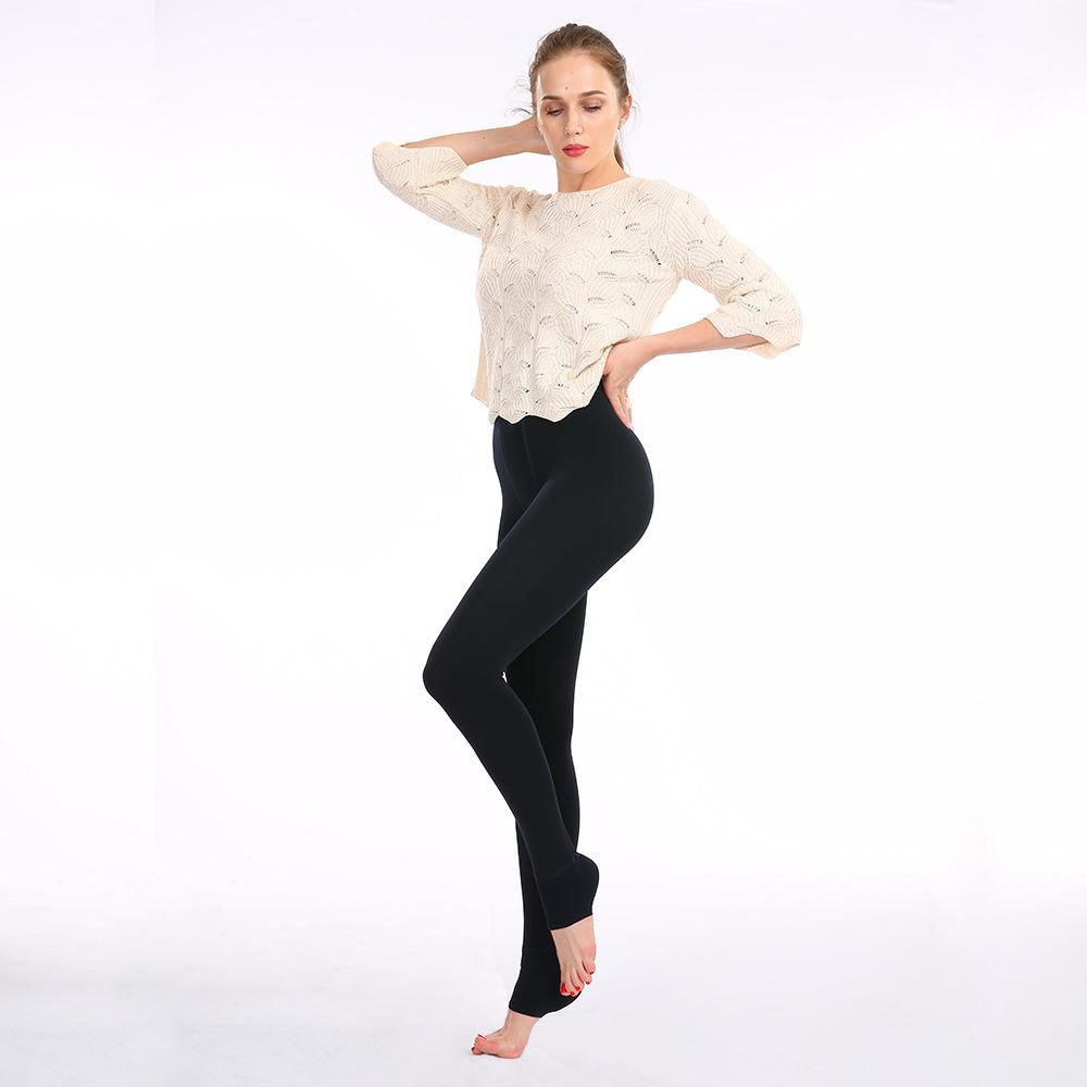 Женские облегающие брюки из флиса «Жемчуг», осенне-зимние утепленные цельные колготки, теплые леггинсы