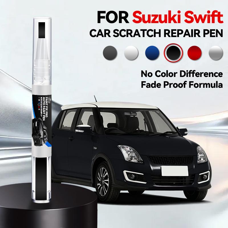 For Suzuki Swift Car Paint Repair Pen Touch Up Scratch Remover DIY Auto Accessories Black White Blue Red Silver Yellow Grey Pink