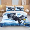 10 Sizes Male Eagle Bedding Set Duvet Cover Bed Set Quilt Cover Pillowcase King Queen Size Bedding Set For Child Gift