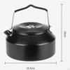 Camping Kettle 1.6L Water Cooking Teapot Pot Aluminum for Travel