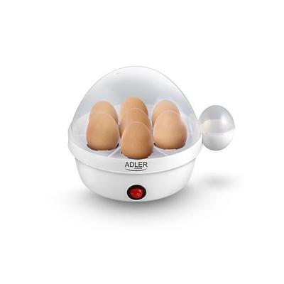 Яйцеварка - Adler - AD 4459 - Белый - Автоматическое отключение - Звуковой сигнал