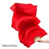 1Pc Long 120/150/180cm Length Imitation Silk Belly Dancing Fan Dancer Practice Dance Props Bamboo