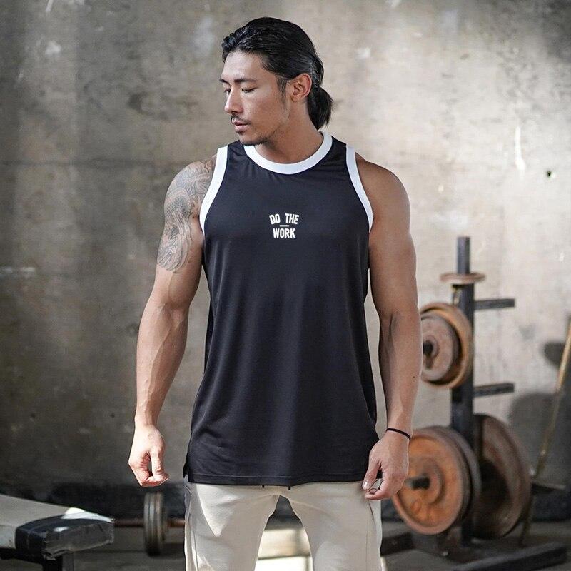 Muscleguys, летняя мужская модная красивая молодежная уличная одежда, удобные жилеты для фитнеса, дышащая одежда для тренировок, бодибилдинга, спортзала