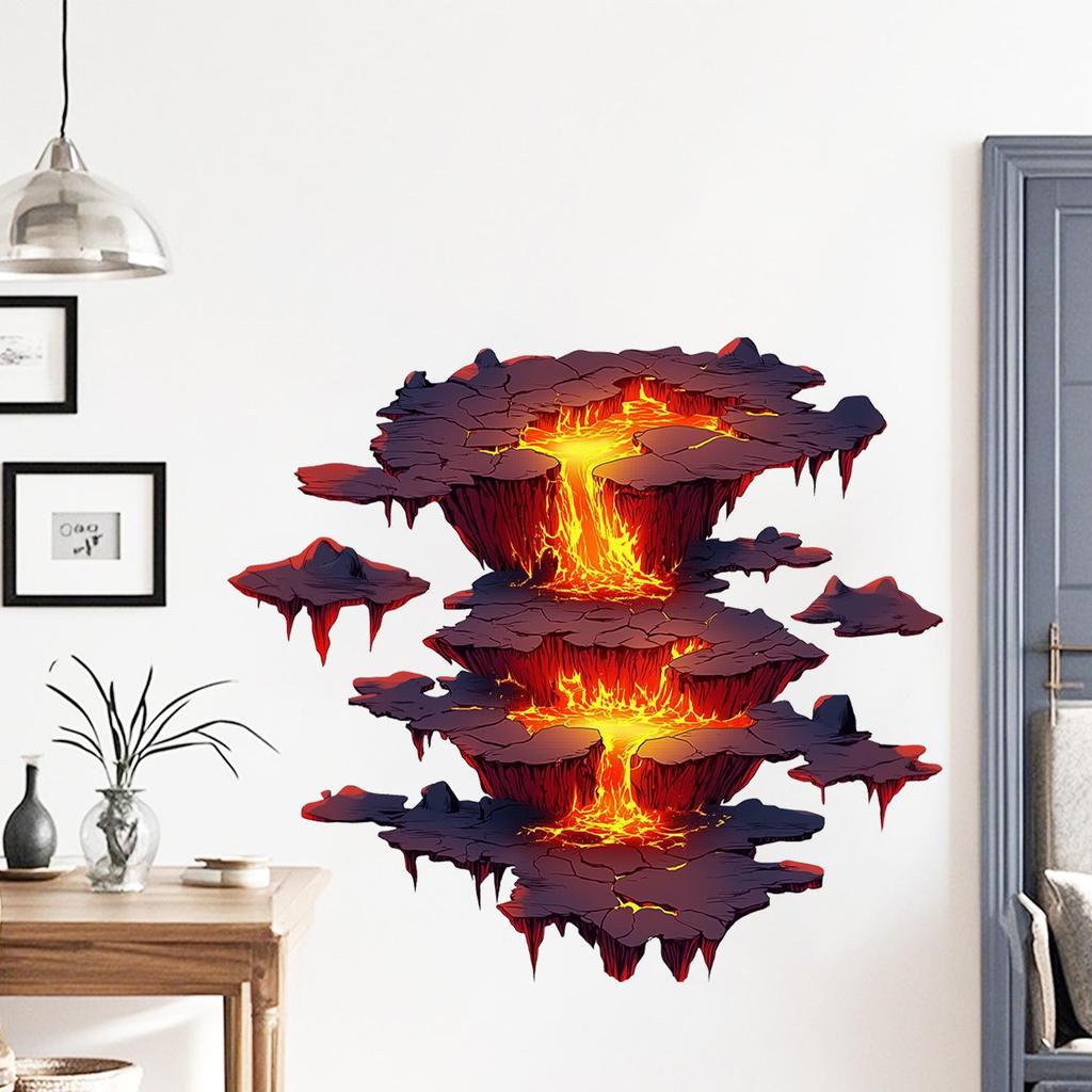 Creative Flowing Lava Wall & Ceiling Mural