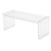 Desk Storage Rack Transparent Stackable Plastic Desktop Organizer Display Shelf for Cosmetic