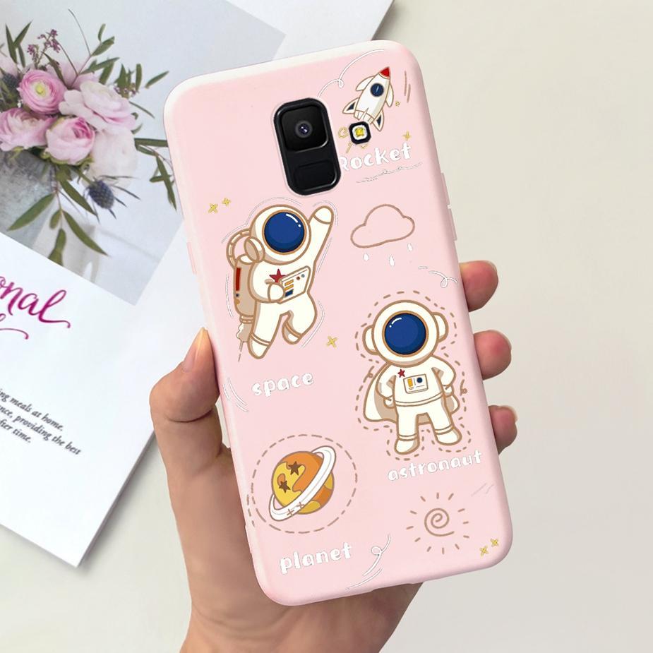 Чехол для Samsung Galaxy A6 Plus 2018 SM-A605F Милый Чехол-Мультяшный Динозавр Мягкий ТПУ Чехол для Телефона Для Samsung A6 2018 A600F A6+ Сумки