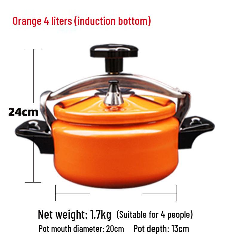 Explosion-Proof Portable Mini Pressure Cooker for Camping & High-Altitude Cooking