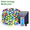 100M Large Solar Panel Led String Light Outdoor Fast Charge Fairy Lights 8 Modes Waterproof Christmas Wedding Party Garden Decor