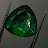 Natural Green Emerald Loose Gemstone 8 ct Trillion Cut for Jewelry Making and Gem Collections