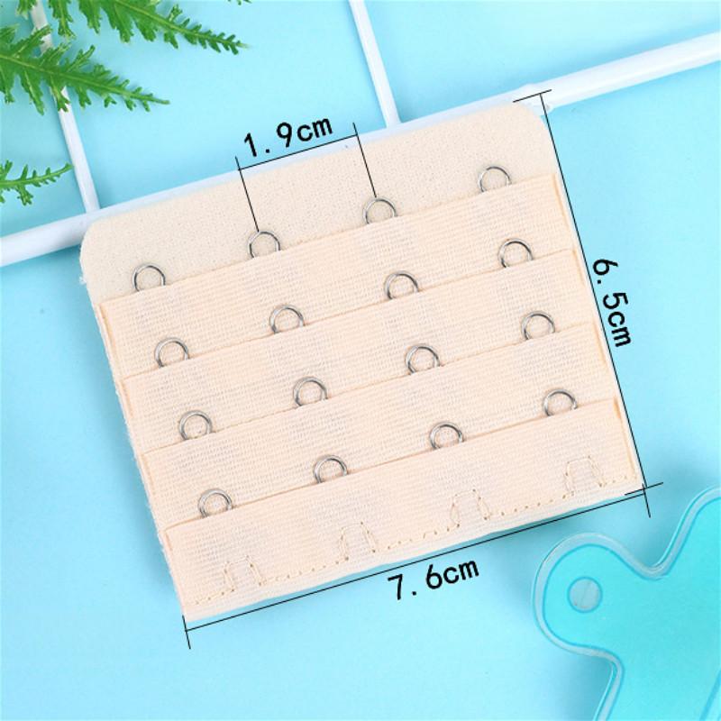 1Pcs Women Bra Extender 4 Rows 4 Hooks Bra Back Lengthen Straps Underwear Accessory