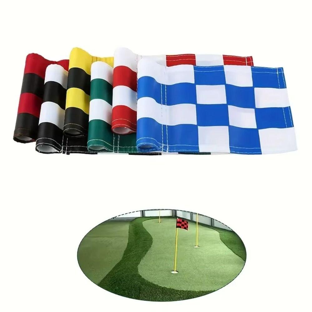 420D Nylon Golf Course Flags Training Aids Hole Pole Cup Flags Cart Accessories