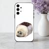 Чехол для телефона S-Seal F-Funny C-Cute для Samsung Galaxy A73, A72, A71, A70, A53, A52, A51, Других Мягкий черный чехол