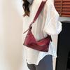 Solid Simple Color Women Casual Pu Leather Shoulder Bag For Daily And Commuting