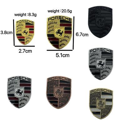 3D Металлическая наклейка-эмблема на автомобиль - Стиль Ferrari, Porsche, Lamborghini