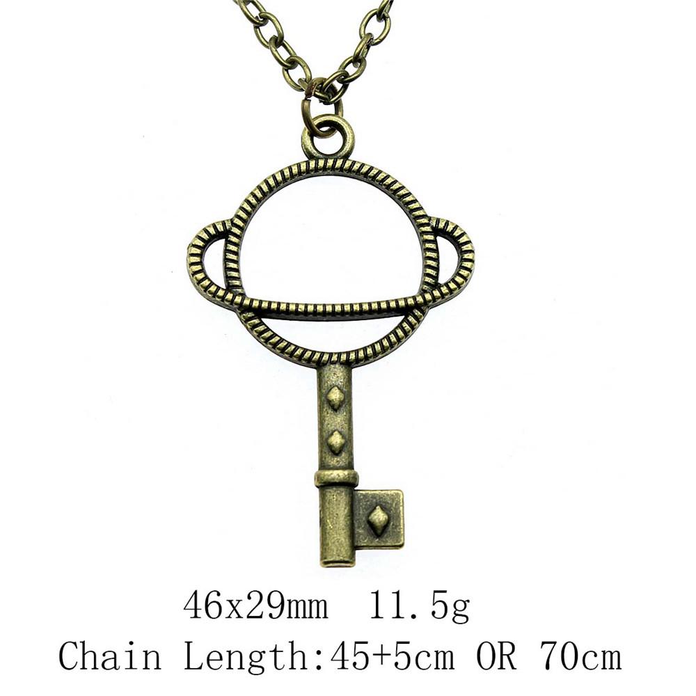 Ожерелья на годовщину свадьбы, женские полые смоляные фоторамки, ключи, длинная цепочка, ожерелье для рюкзака, цепочка, ожерелье