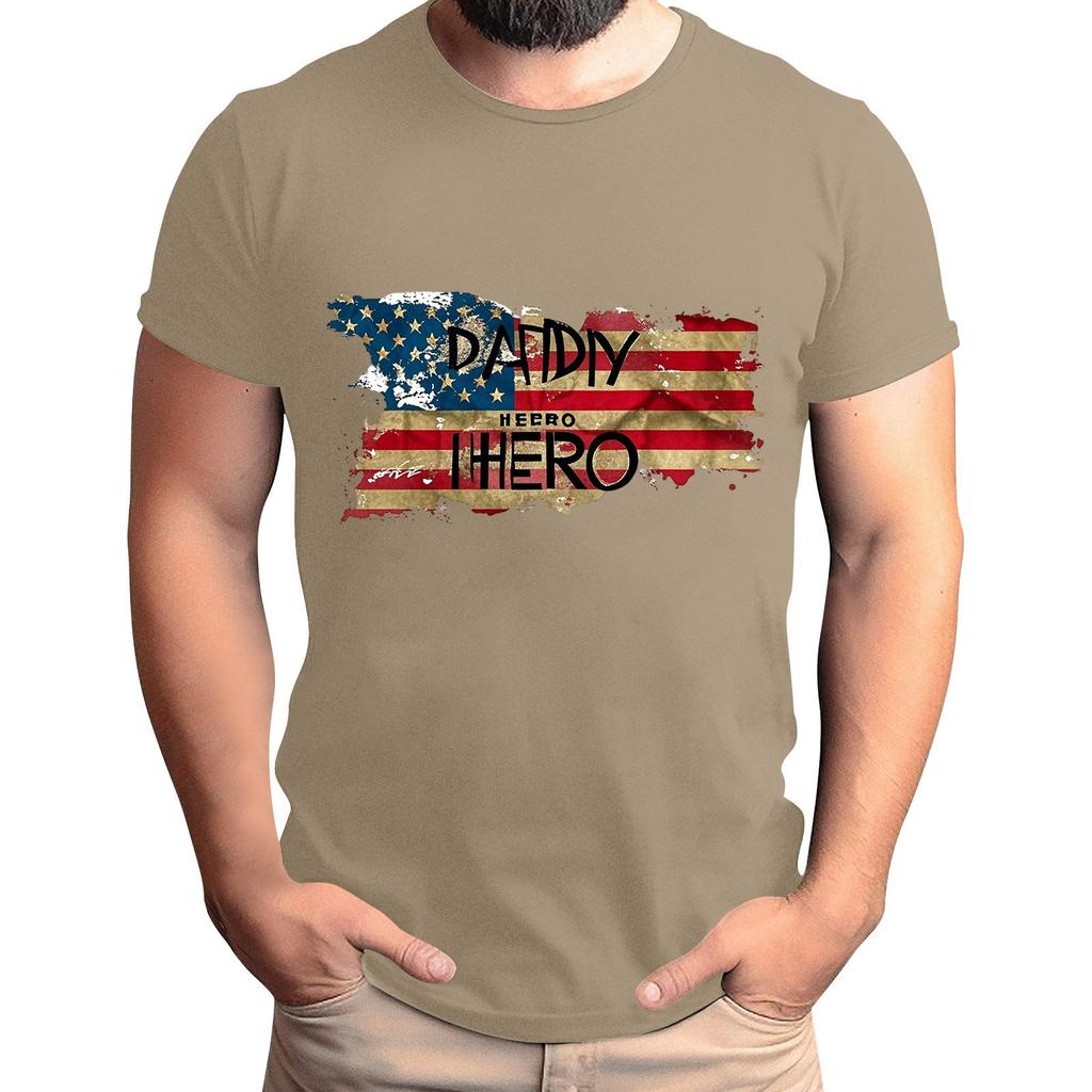 Мужская футболка с принтом флага, мужской свободный повседневный топ с короткими рукавами