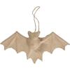 Papier-mâché Bat - 10 Cm - White - Decorative - Mixed