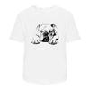 Bulldog Laying Down Front View Cotton T Shirt Ta052349