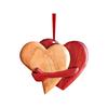 Valentine's Day love pendant, wooden Valentine's Day pendant, gift for friends