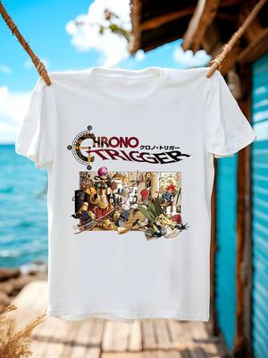 Chrono Trigger Видеоигра Графическая Футболка Графическая Футболка -...