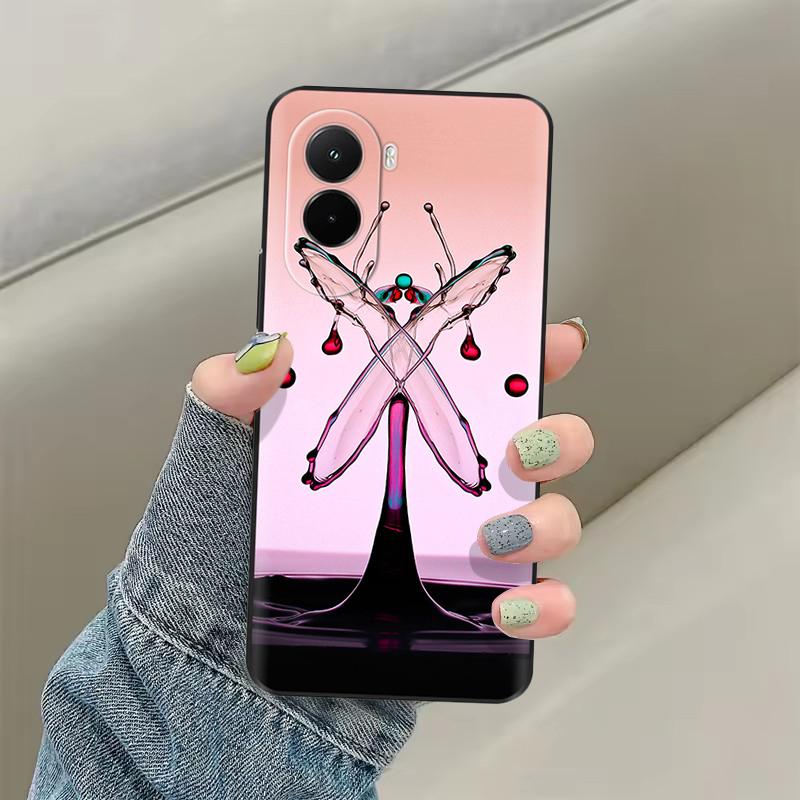 Мягкий чехол для Xiaomi Poco M7 4G Чехол Мультяшная задняя крышка для Xiaomi Poco M7 Pro 5G Защитный бампер с животным PocoM7 m 7 Крутые сумки