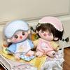 Outfit 20cm Cotton Doll Clothes Cartoon T-shirt Plush Doll Clothes  Children's Gift