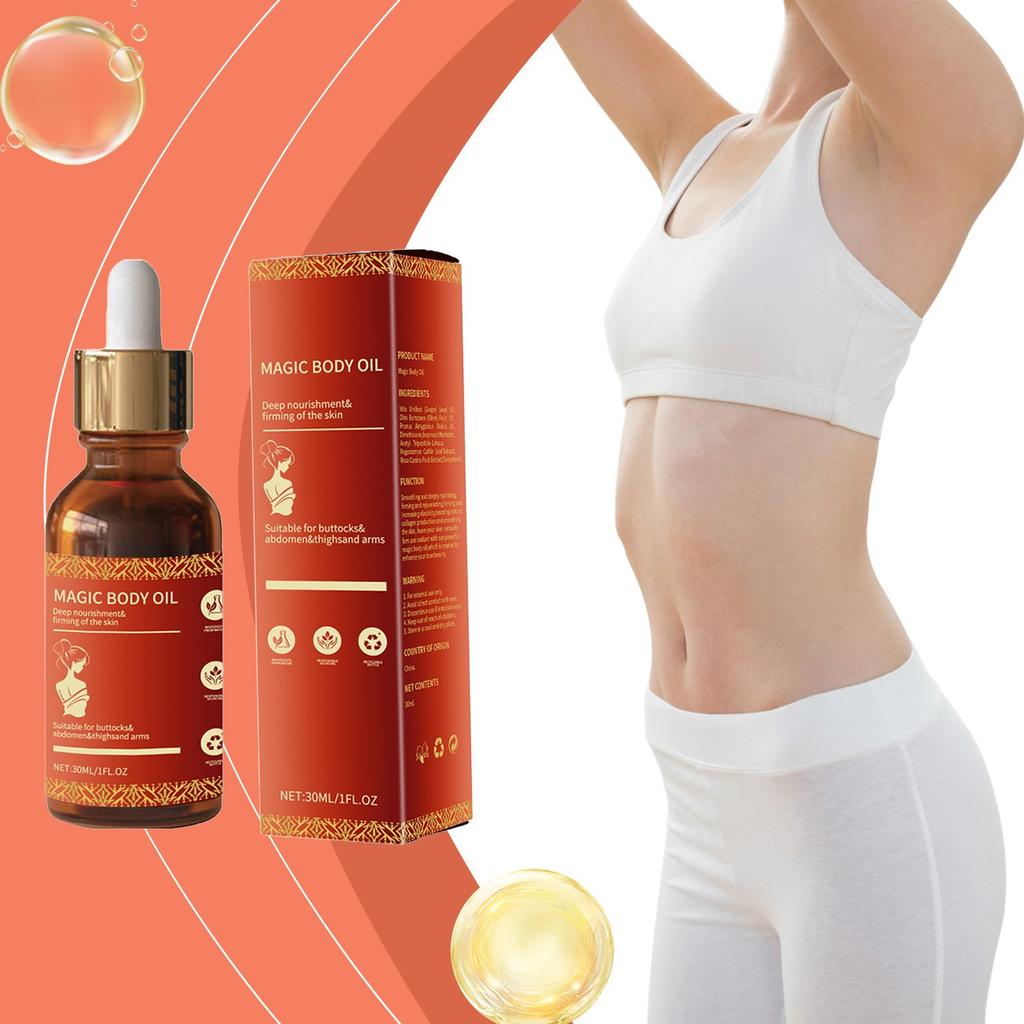 Увлажняющее и укрепляющее массажное масло для тела питает и увлажняет гладкую кожу с помощью легкого масла для ухода за телом. 30 мл