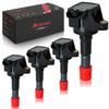AITAOTAO 4 шт. Катушка зажигания для Honda 30520-RB0-003 30520-RB0-S01 CR-Z ZF1 ZF2 Fit GE6