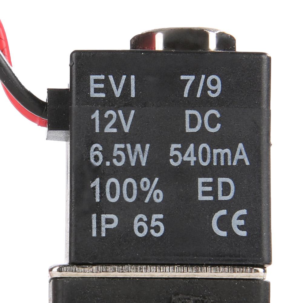 18" NPT 2-ходовой пластиковый электрический электромагнитный клапан NC нормально закрытый DC12V