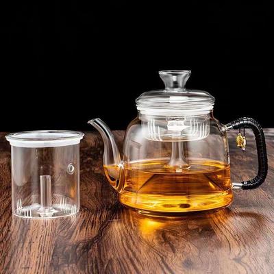 Толстостенный стеклянный чайник для варки на пару и кипячения Yoshida Craftsman