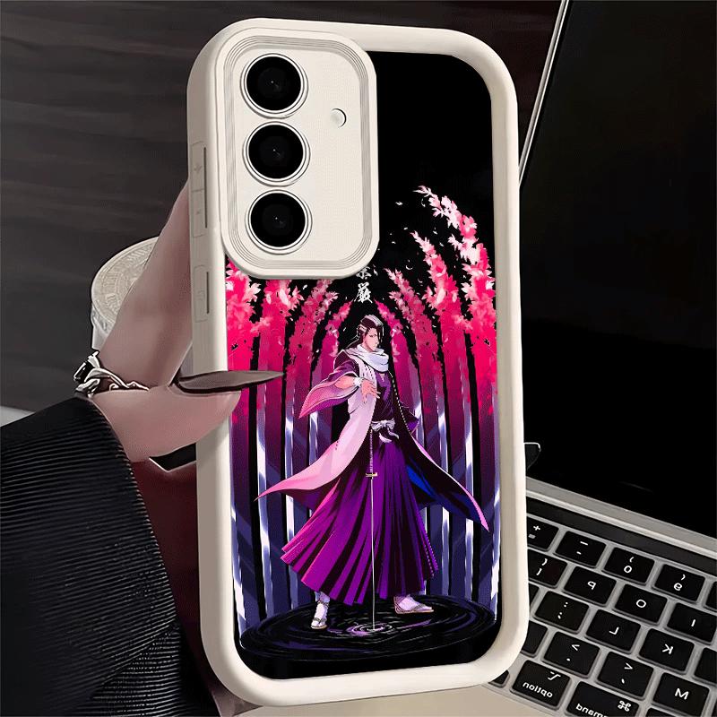 Чехол для телефона для Samsung Galaxy A17 A16 A15 A14 A13 Bleach Кучики Бьякуя A56 A36 A26 A55 A35 A25 A54 A34 A24 A53 A33 A23 A07 A06
