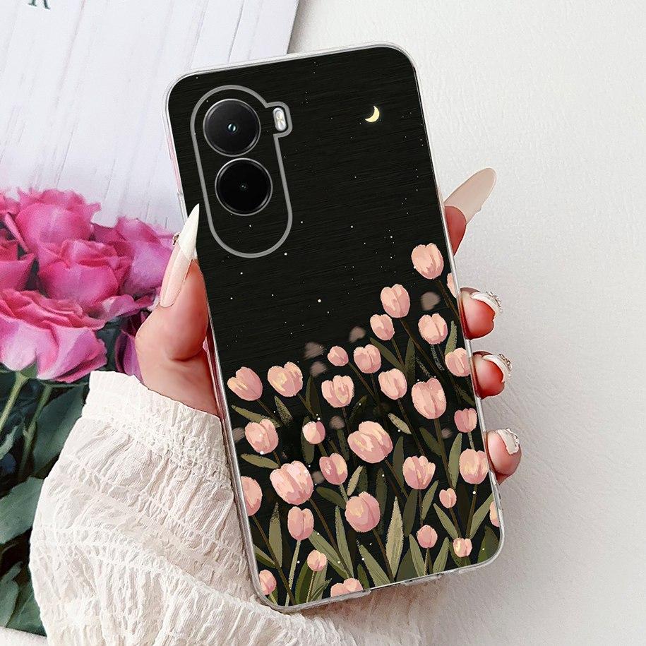 Для Xiaomi Poco M7 4G Чехол Poco M7 Plus Покрытие Роскошный Карп-Дракон Мягкий Тонкий Силиконовый Чехол для Телефона Для Xiaomi PocoM7 M 7 2025 Оболочка