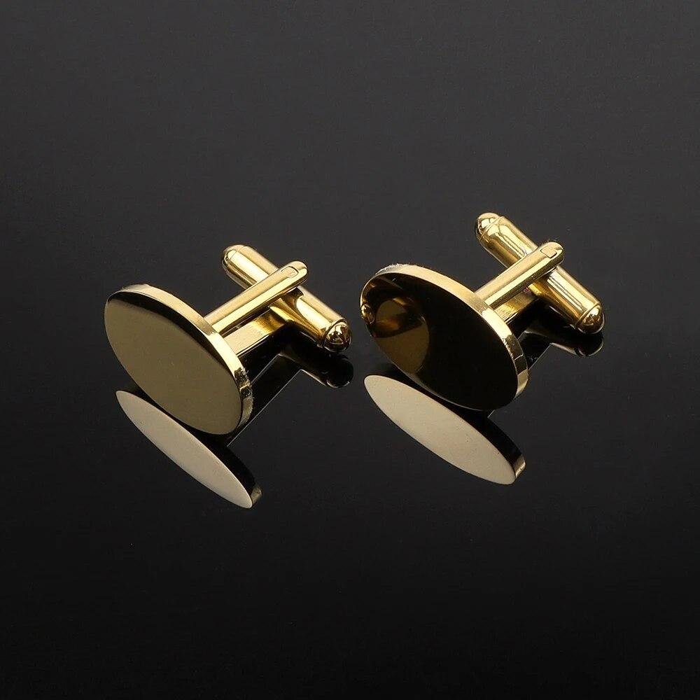 Мужские запонки, классические квадратные круглые глянцевые запонки для костюма, рубашки для свадебной вечеринки, аксессуары