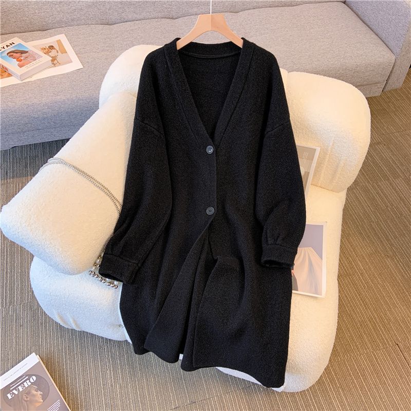 Fashionable and Comfy Long Sweater Coat with Loose Knitted Cardigan for Women In Autumn