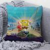 Cute S-Spongebobs Anime Decorative Room Aesthetics Pillow Case Home Decor Bedroom Sofa Bed Couch Pillow Cover 45X45