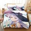 Аниме Wandering Witch Journey Of Elaina Комплект постельного белья для мальчиков и девочек Twin Queen Size Пододеяльник Наволочка Кровать для детей и взрослых