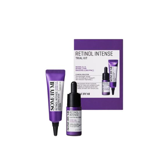 SOME BY MI Retinol Intense Стартовый набор для обновления кожи и ухода за морщинами 10 мл + 10 мл