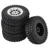 RC Car Tires Rubber Sturdy Remote Control Pickup Truck Wheel Tires Replacement for MN82